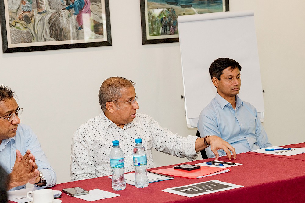 Board members in a meeting Session